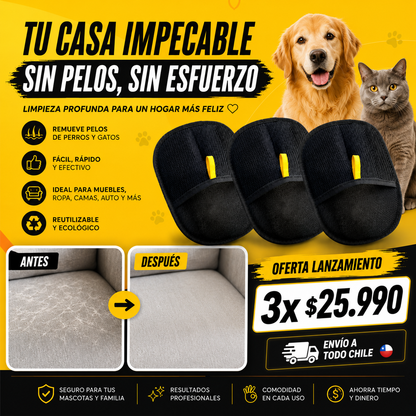 ¡ADIÓS A LOS PELOS DE TU MASCOTA! ROPA Y SILLONES SIEMPRE LIMPIOS🔥