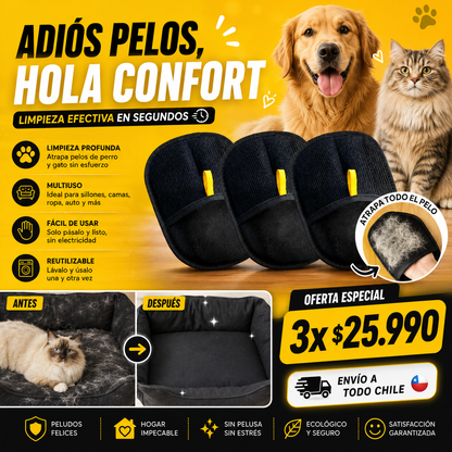 ¡ADIÓS A LOS PELOS DE TU MASCOTA! ROPA Y SILLONES SIEMPRE LIMPIOS🔥